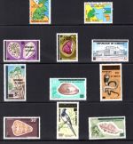 Dschibuti Lot aus 1977-1978 postfrisch