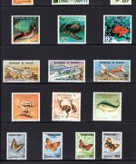 Dschibuti Lot aus 1977-1978 postfrisch