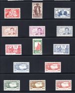 franz. Nigergebiete Lot aus 1921-1942 postfrisch