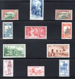 franz. Nigergebiete Lot aus 1921-1942 postfrisch