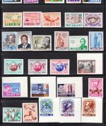 Liberia Lot aus 1963-1970 postfrisch