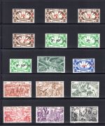 franz. Ozeanien Lot aus 1942-1956 postfrisch