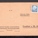 Bund MiNr. 262 Einzelfrankatur portogerecht, geprüft Schlegel