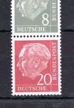 Bund Zusammendruck MiNr. S 49 YI postfrisch geprüft Schlegel