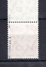 Bund Zusammendruck MiNr. S 49 YI postfrisch geprüft Schlegel