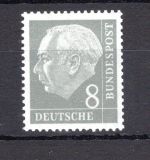 Bund MiNr. 182 Y II postfrisch geprüft Schlegel