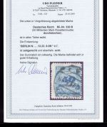 Deutsches Reich Infla MiNr. 330 B gestempelt Fotoattest Fleiner