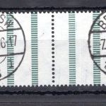 Deutsches Reich Zusammendruck MiNr. WZ 8 gestempelt geprüft Schlegel