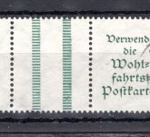 Deutsches Reich Zusammendruck MiNr. WZ 7 gestempelt geprüft Schlegel