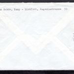 Bund Zusammendrucke MiNr. WZ 10 + 12 gestempelt auf Brief