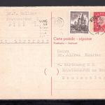 Bund/ Österreich Ganzsache MiNr. P 47 A gebraucht mit 1 Schilling ZF