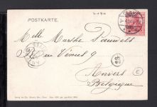 AK Cleve (Kleve) NRW 1904 Thiergartenstrasse