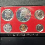 USA 1976 KMS 1 Cent - 1/2 Dollar Proof Set + 1 Dollar Eisenhower S PP