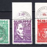 SBZ Mecklenburg-Vorpommern MiNr. 20-22 gestempelt geprüft Kramp