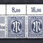 Bi-Zone MiNr. 34 b Cz postfrisch Kurzbefund Wehner