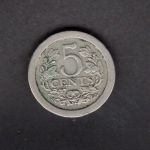 Niederlande 1908 5 Cents