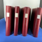 4x Lindner Binder mit Bund Vordrucken 1949-99 neuwertig