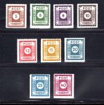 SBZ Ost-Sachsen MiNr. 42-50 G postfrisch geprüft Ströh