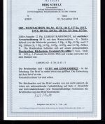 SBZ West-Sachsen MiNr. 123 X und andere R-Brief Fotoattest schulz