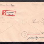 SBZ Ost-Sachsen 20er Bogenteil Eckrand MiNr. 43 B II R-Brief