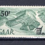Saarland MiNr. 238 Z I postfrisch geprüft Ney