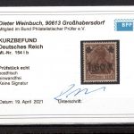 Kaiserreich MiNr. 154 I b postfrisch Kurzbefund Weinbuch