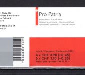 Schweiz Markenheftchen MiNr. 0-203 postfrisch Pro Patria 2022
