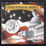 USA 2002 5 Quarter Dollars US-States im Folder ST