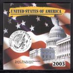 USA 2003 5 Quarter Dollars US-States im Folder ST