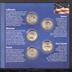 USA 2005 5 Quarter Dollars US-States im Folder ST