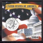 USA 2004 5 Quarter Dollars US-States im Folder ST