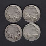 USA 4x 5 Cent Indian Head/ Bison