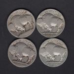 USA 4x 5 Cent Indian Head/ Bison