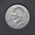 USA 1977 D 1 Dollar Eisenhower, Mondlandung