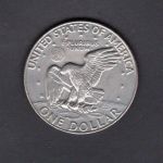 USA 1977 D 1 Dollar Eisenhower, Mondlandung