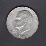 USA 1978 D 1 Dollar Eisenhower, Mondlandung