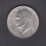 USA 1976 1 Dollar Eisenhower, Freiheitsglocke