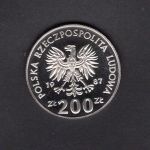 Polen 1987 200 Zlotych Steffi Graf, Olympiade 1988, PROBE! PP