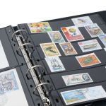 Leuchtturm Ringbinder/ Kassette Schwarz Optima F 311197, ungebraucht/ neuwertig