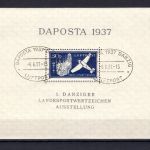 Danzig MiNr. Block 2 b Ersttagssonderstempel Kurzbefund Gruber