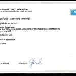 Danzig MiNr. Block 1 b Ersttagssonderstempel Kurzbefund Gruber