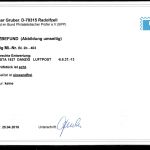 Danzig MiNr. Block 2 b Ersttagssonderstempel Kurzbefund Gruber