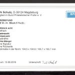 SBZ West-Sachsen MiNr. Block 5 X+Y postfrisch Kurzbefund/ Fotoattest