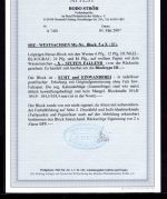 SBZ West-Sachsen MiNr. Block 5 X+Y postfrisch Kurzbefund/ Fotoattest