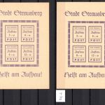 Lokalausgaben Strausberg MiNr. Block 1 +2 I/ II postfrisch