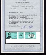 Bund Zusammendruck MiNr. W ZD 10 U postfrisch Fotoattest Schlegel