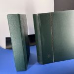 Leuchtturm Einsteckbuch/Kassette Grün PREMIUM, 32 schwarze Seiten neuwertig