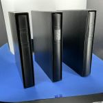 Lindner Ringbinder/ Kassette Schwarz 3 x 1122 gebraucht