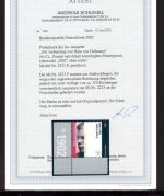 Bund MiNr. 2233 P Eckrand postfrisch Fotoattest Schlegel