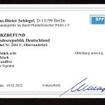 Bund MiNr. 2161 U Oberrand postfrisch Kurzbefund Schlegel